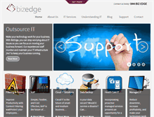 Tablet Screenshot of biz-edge.com